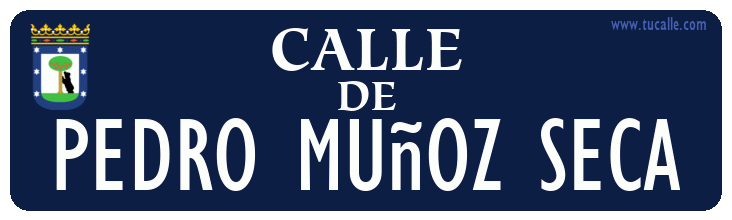 cartel_de_calle-de-Pedro Muñoz Seca_en_madrid_antiguo